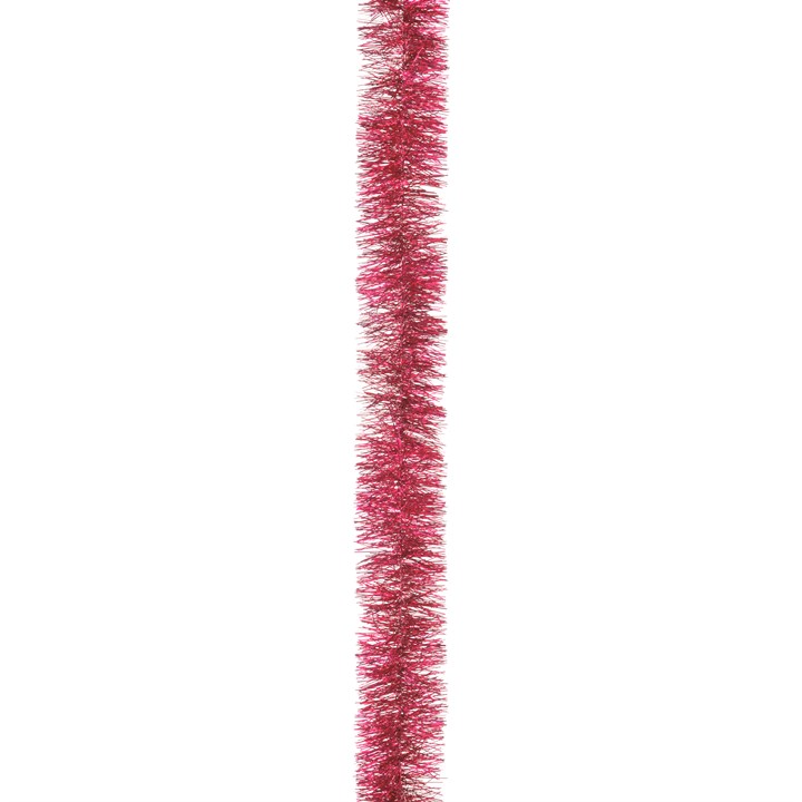 2m x 7.5cm Fuchsia Pink Fine Cut Tinsel
