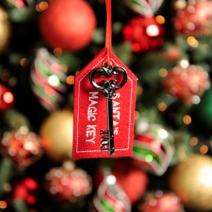 Santa's Magic Key Hanging Decoration