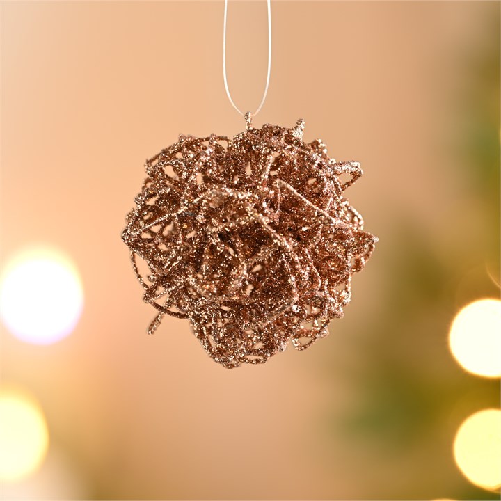 Rose Gold Wire Ball