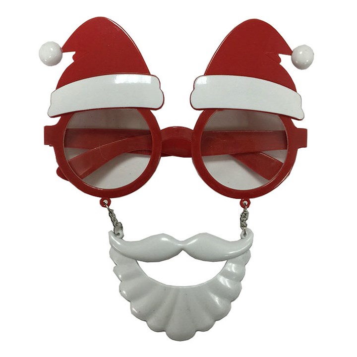 Red Santa Party Glasses