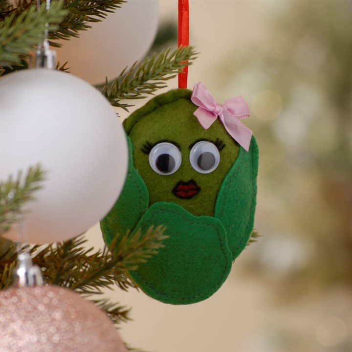 Sally the Sprout Christmas Decoration