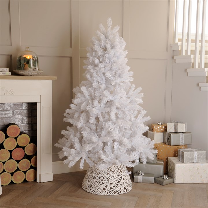 White Mayberry Spruce Christmas Tree