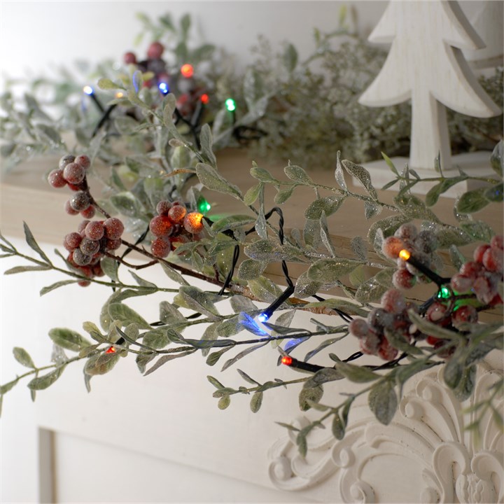 200 Battery Operated String Fairy Lights - Multicolour
