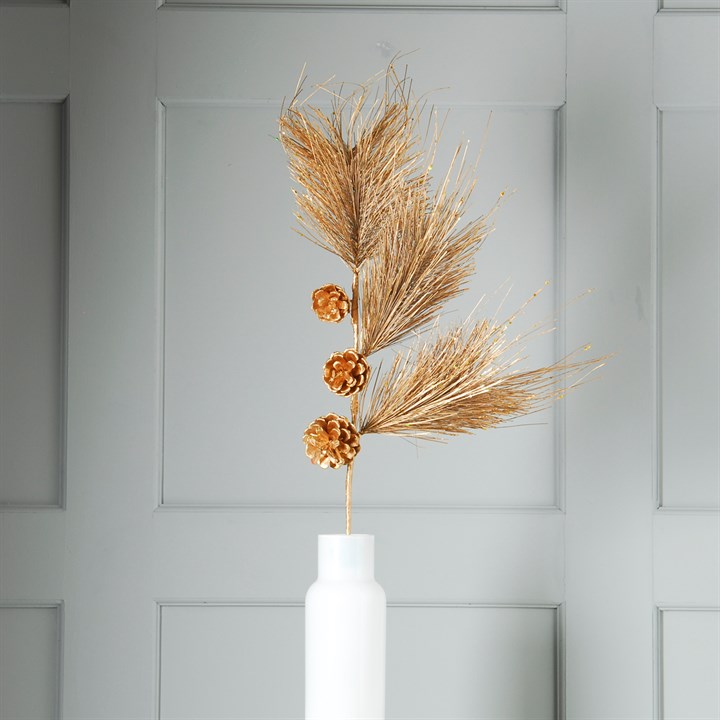 Golden Spruce Pinecone Stem