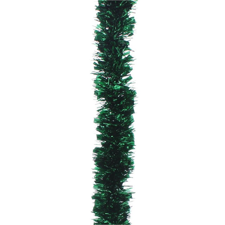 Super Long 20m x 5cm Green Chunky Tinsel