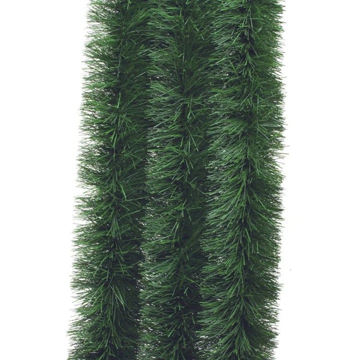 Extra Long 10m Fine Cut Green Tinsel