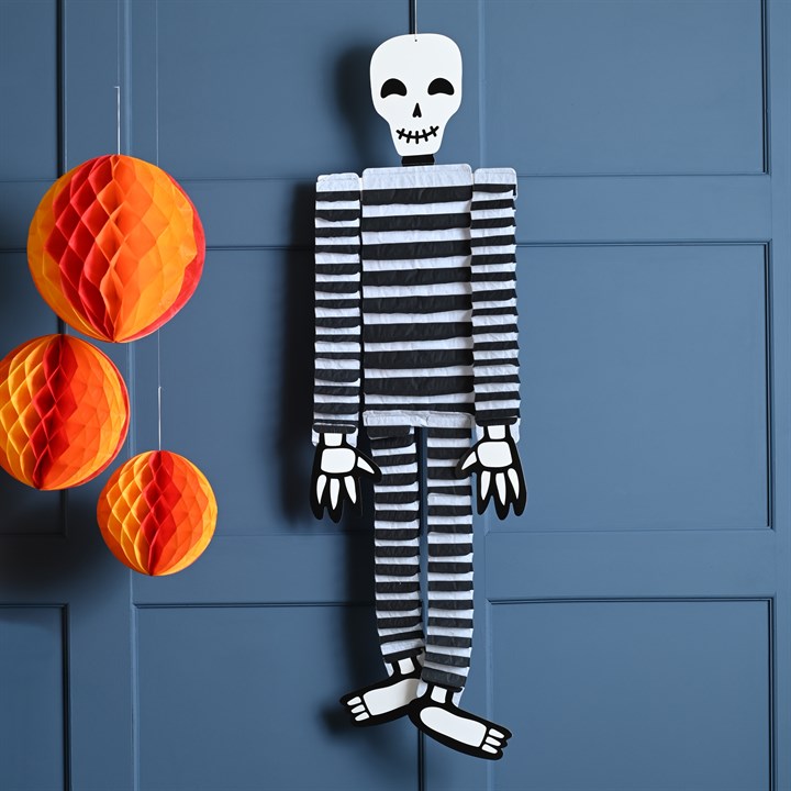 Paper Halloween Skeleton Decoration