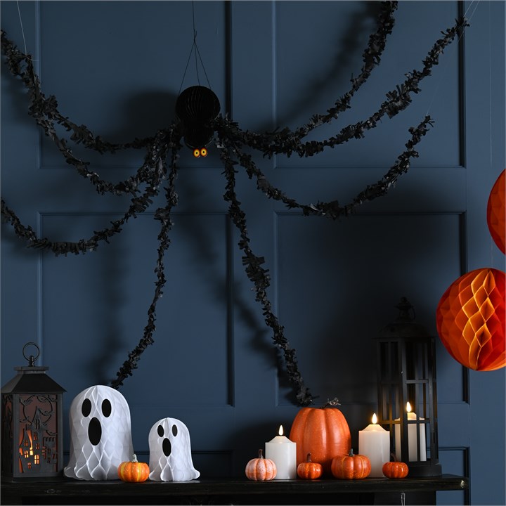 Paper Halloween Spider Decoration