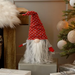 Large Skandi Spotty Dangly Leg Gonk Plush Christmas Decor 