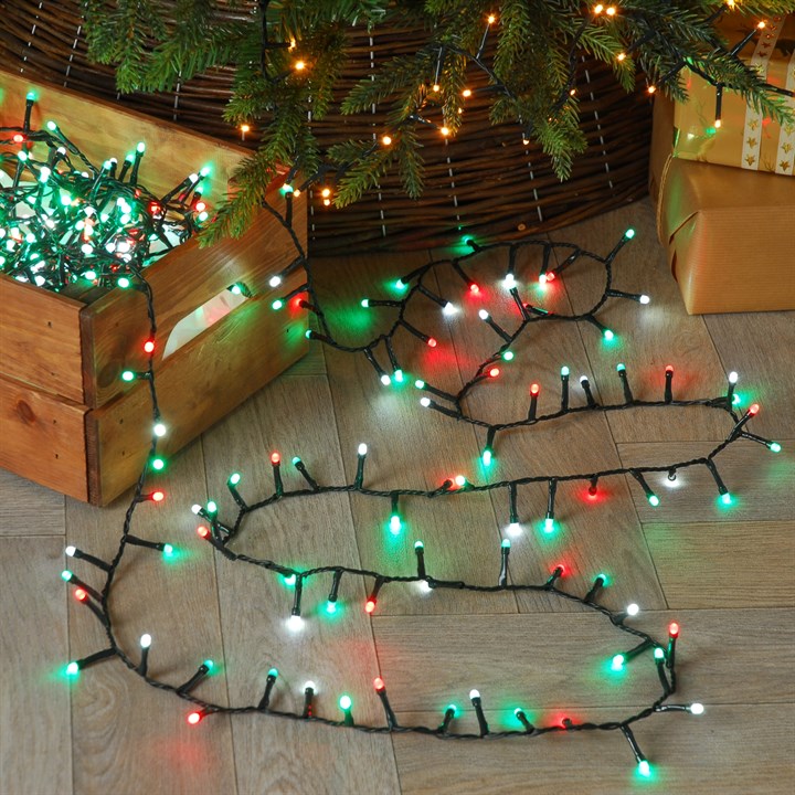 520 Jolly Holly-Worm Lights - Red, Green & White